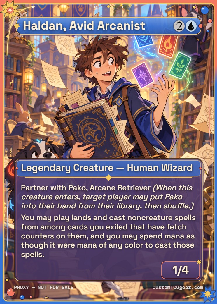 Haldan, Avid Arcanist