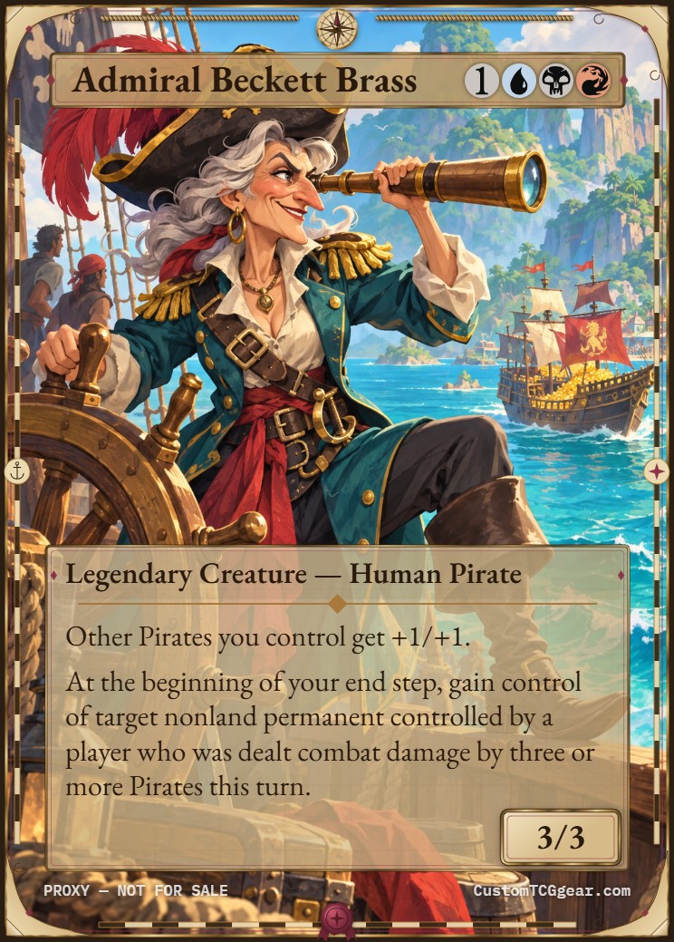 Admiral Beckett Brass